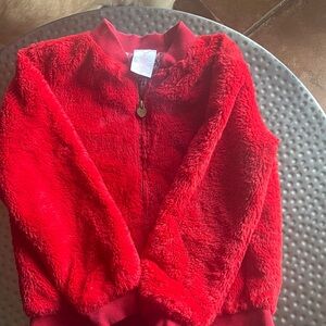 Girls Garanimals Red Zip-Up Jacket Size 7  Holidays or Valentine’s Day!  Cute!